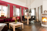 Wohnzimmer - Großzügiges Ferienhaus in Strandlage