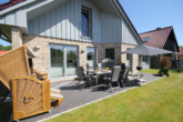 Terrasse - Großzügiges Ferienhaus in Strandlage