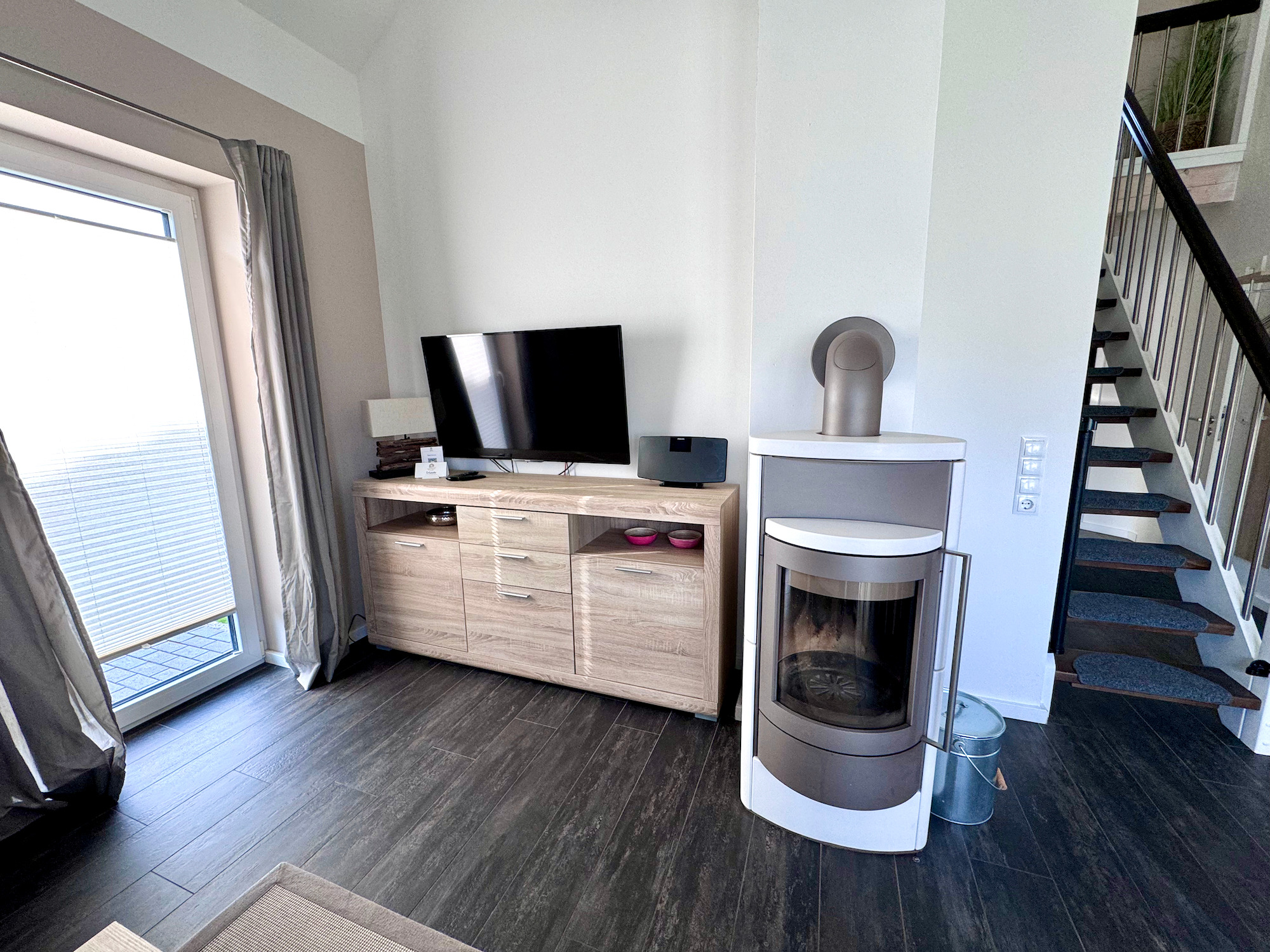TV und Kamin